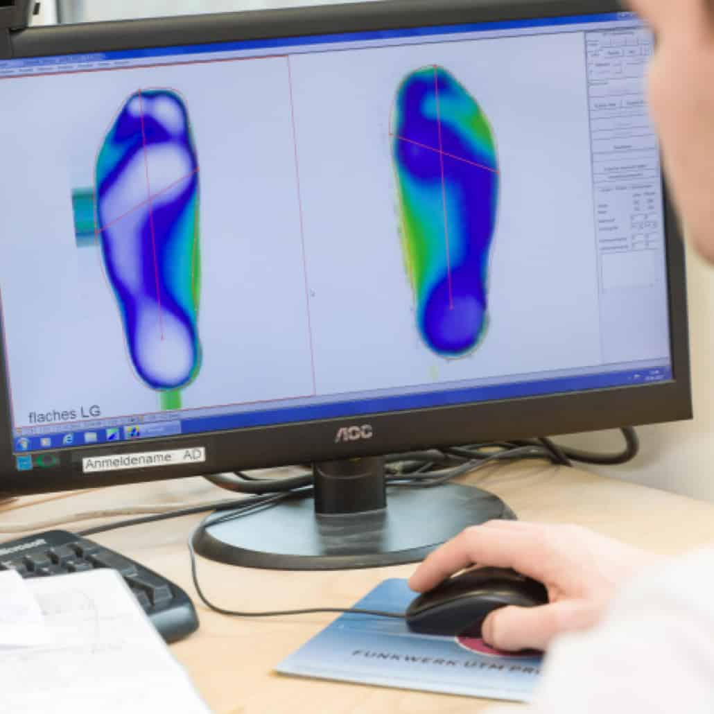 Fußdruckanalyse - careactiv Einlagen by Carepoint