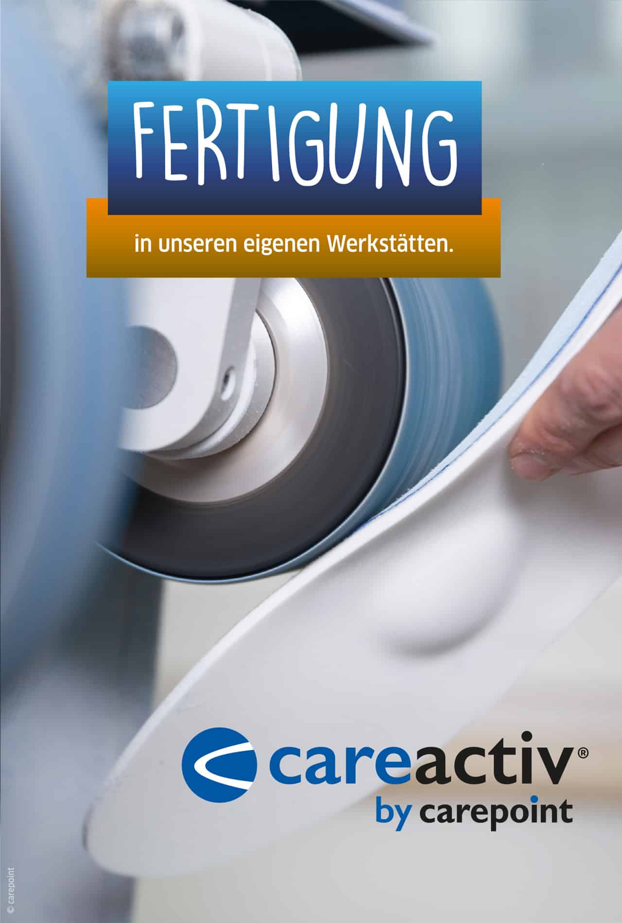 Eigene Fertigung - careactiv Einlagen by Carepoint