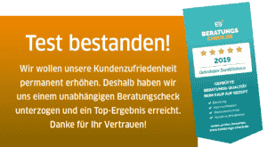 Top Beratung bei Carepoint. Volle Punktzahl von unseren Kunden.