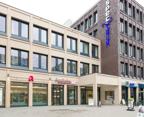 Außenfassade von Carepoint in Hamburg