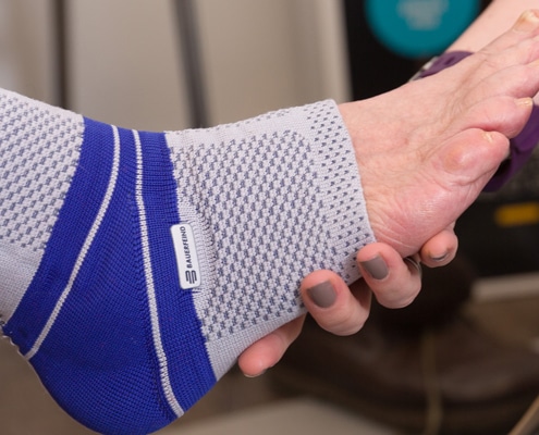 Anbringen einer Bandage bei Carepoint
