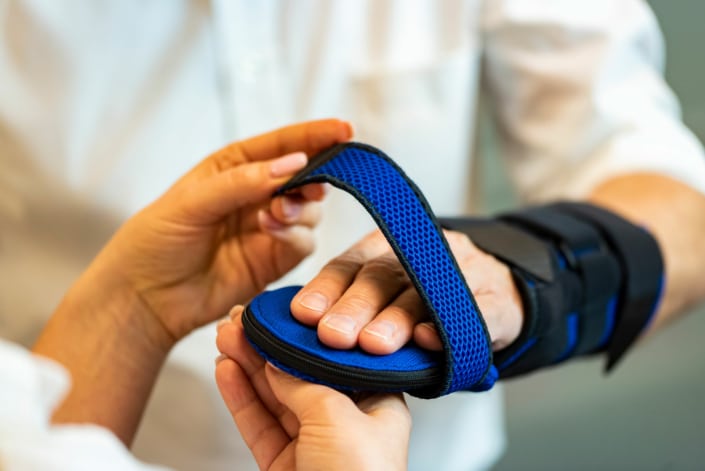 Anpassung einer Schiene bei Carepoint