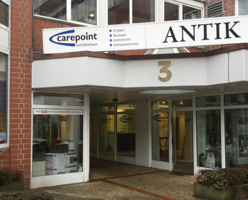 Schaufenster von Carepoint in Buchholz