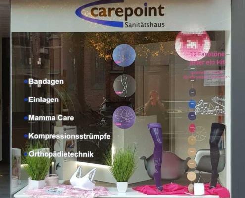 Schaufenster von Carepoint in Winsen
