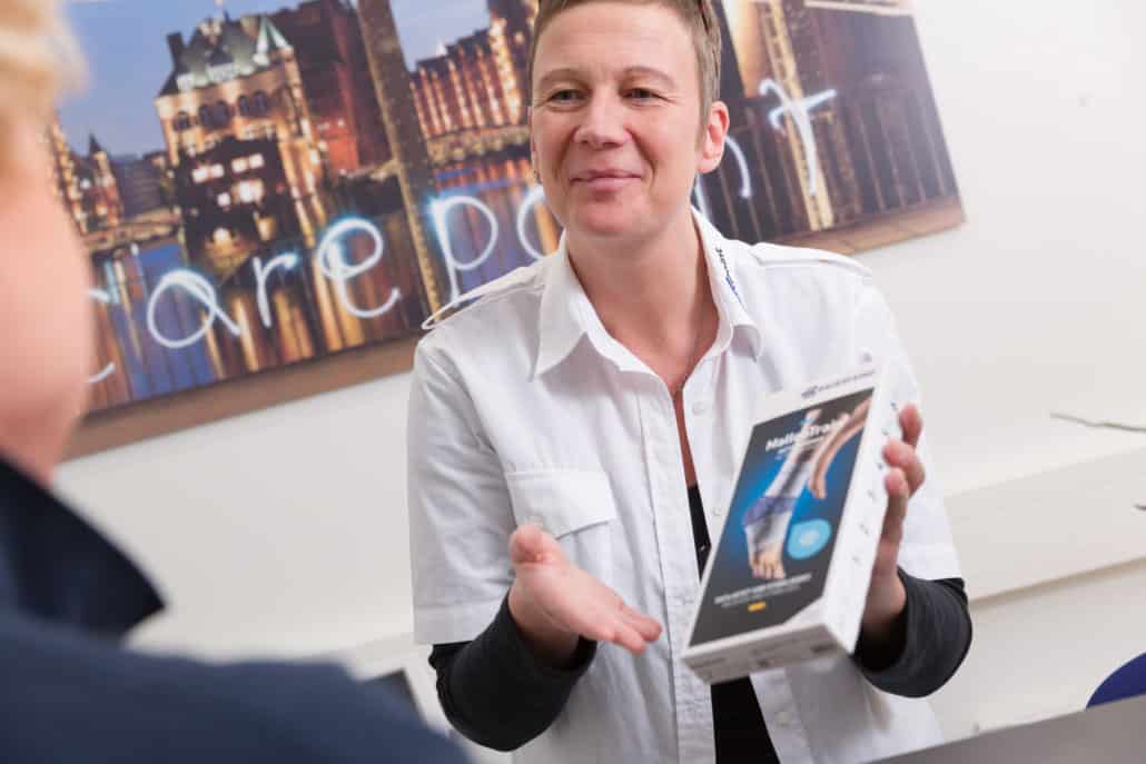 Bandagen von Kopf bis Fuß und in vielen Ausführungen bei Carepoint