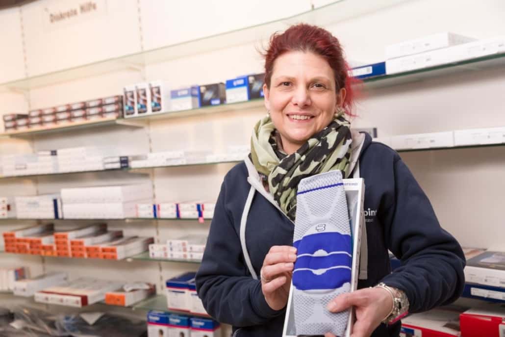 Beratung bei der Auswahl von Bandagen bei Carepoint