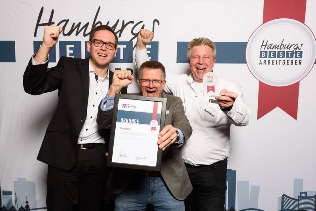 Hamburgs beste Arbeitgeber 2019 - Carepoint ist dabei!